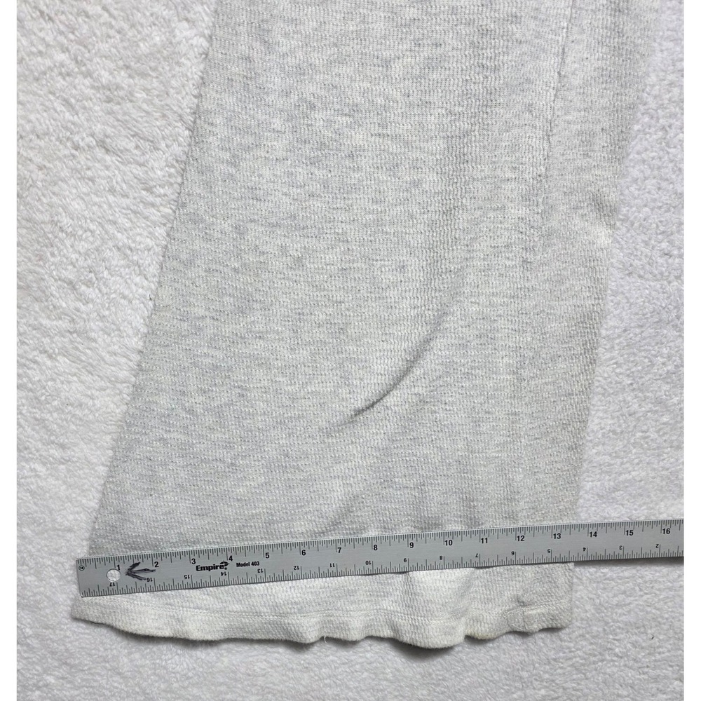 Victoria's Secret PINK Y2K Gray Waffle Knit Flare Lounge Pants 1980 Graphic M - Picture 9 of 9